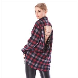 LF Furst Of A Kind Vintage Chain Ladder Back Flannel